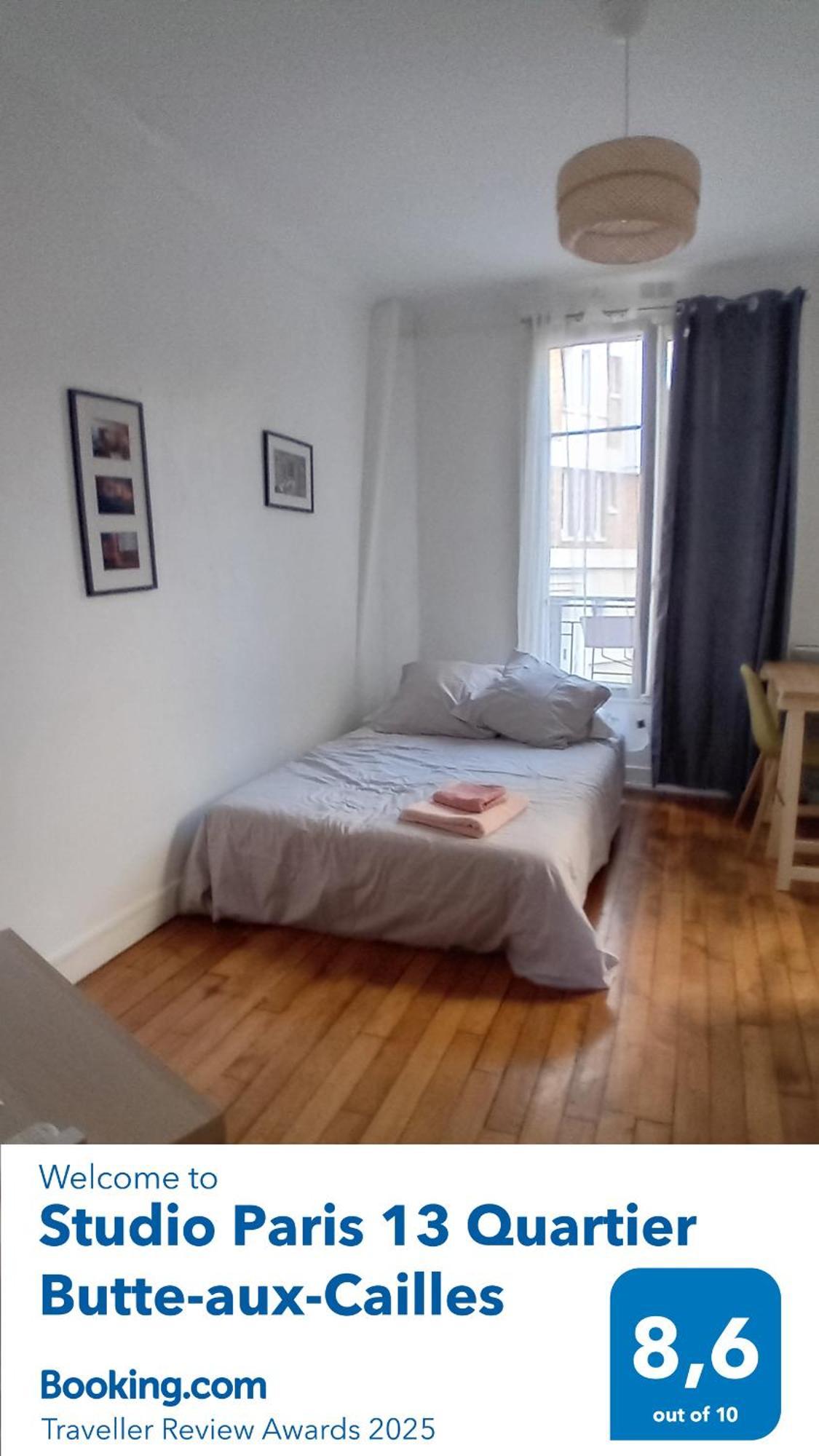 Studio Paris 13 Quartier Butte-Aux-Cailles Exterior photo