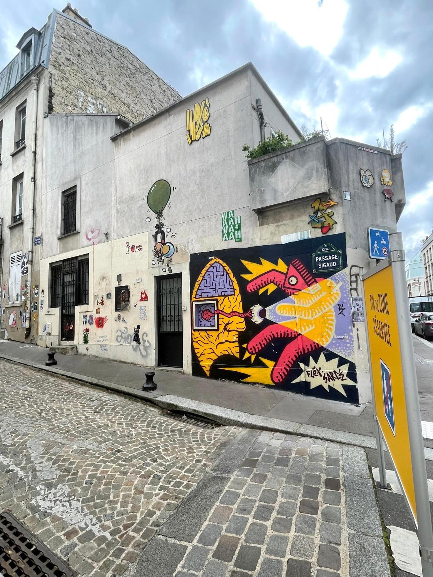 Studio Paris 13 Quartier Butte-Aux-Cailles Exterior photo
