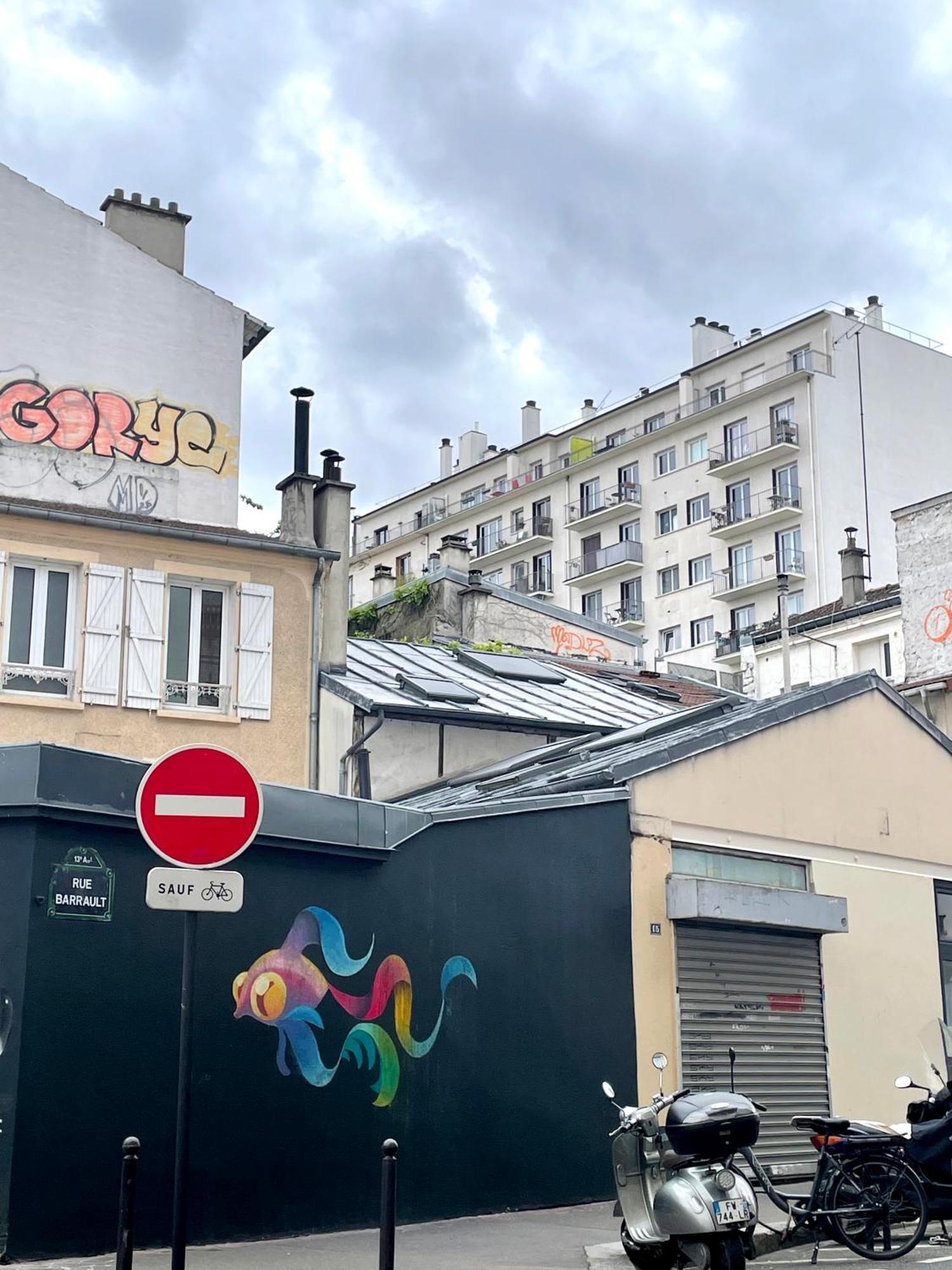 Studio Paris 13 Quartier Butte-Aux-Cailles Exterior photo